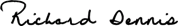 Richard Dennis signature